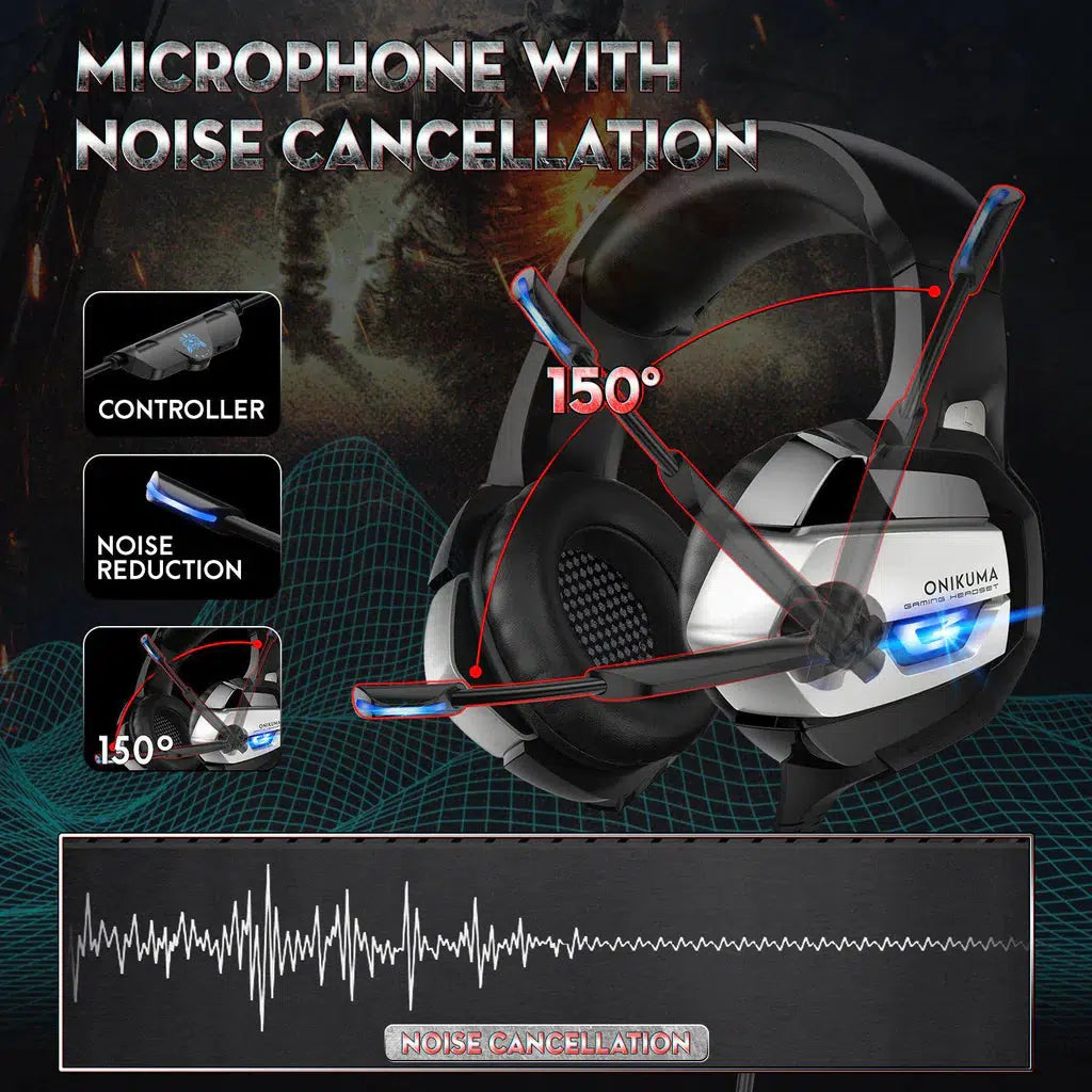AUDIFONOS ONIKUMA ALAMBRICOS K5