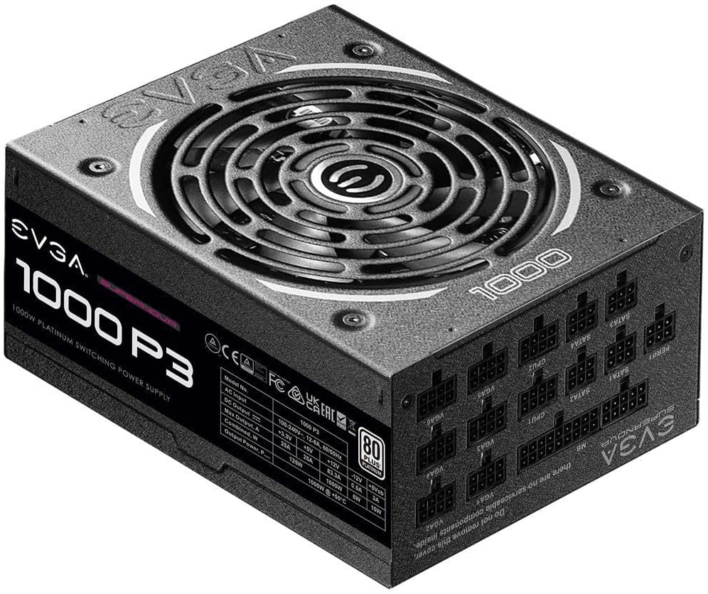 POWER SUPPLY EVGA 1000W 80+ P3 PLATINIUM