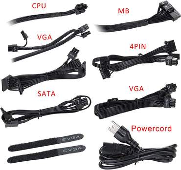 POWER SUPPLY EVGA 700 W 80+ Bronce