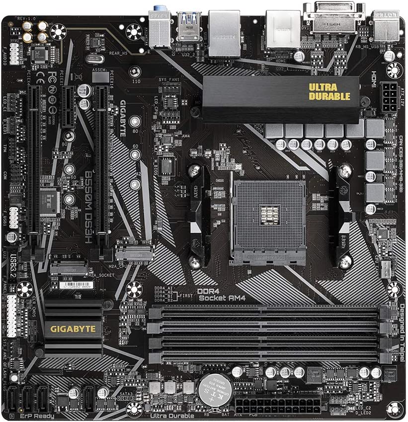 MOTHERBOARD GIGABYTE TECHNOLOGY B550 DS3H