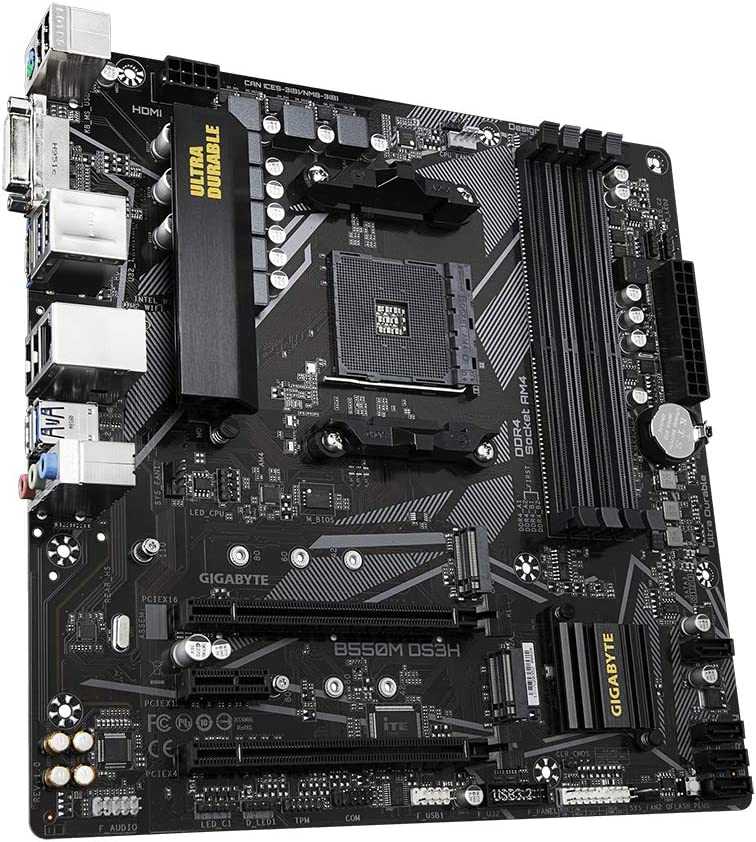 MOTHERBOARD GIGABYTE TECHNOLOGY B550 DS3H