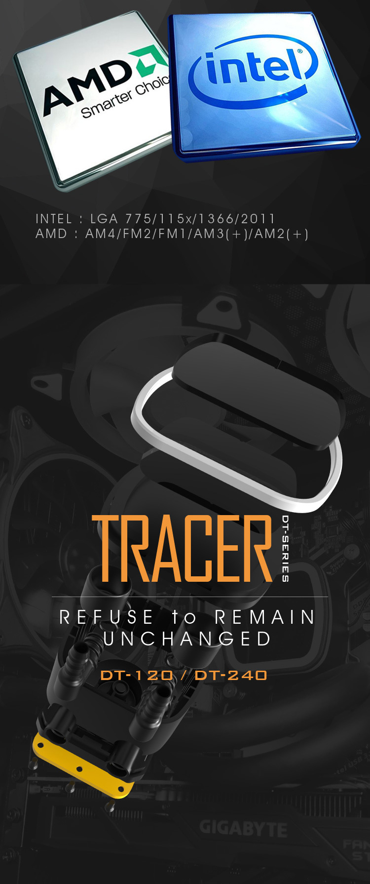 ENFRIAMIENTO LIQUIDO DARKFLASH TRACER DT240