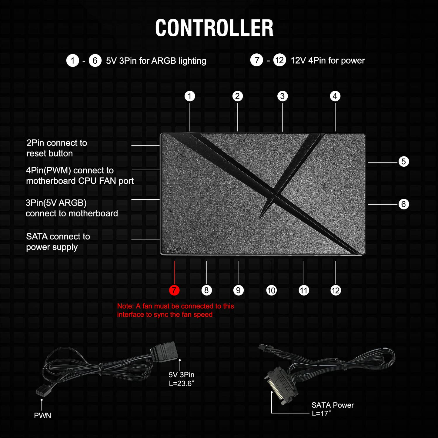 KIT VENTILADORES VETROO SA120