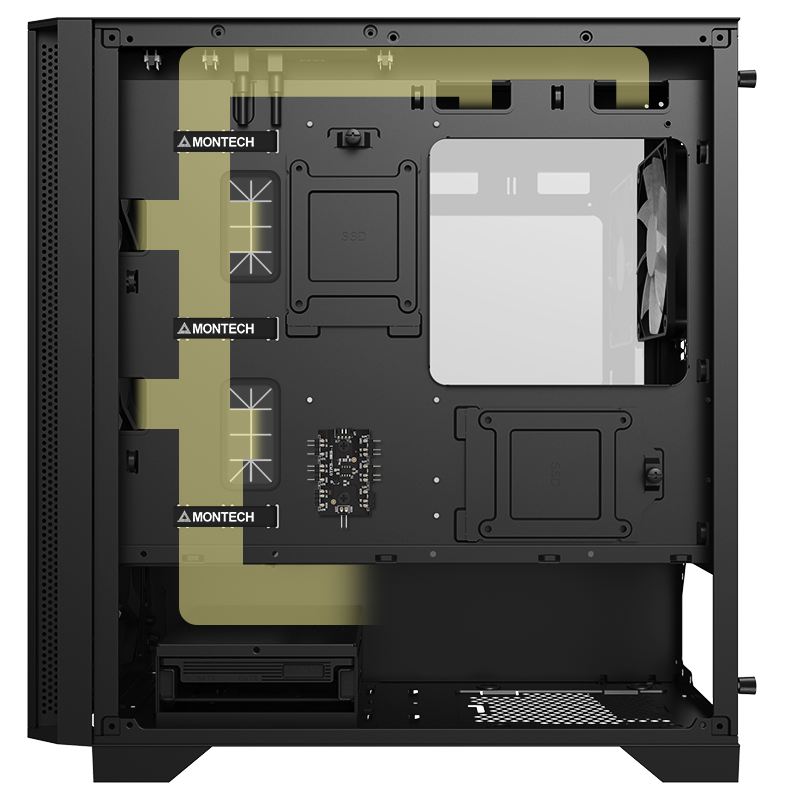 CASE MONTECH AIR 100 ARGB